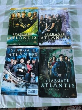 Stargate Atlantis Complete Seasons 1-4 DVD Box Set - Sci-Fi TV Series